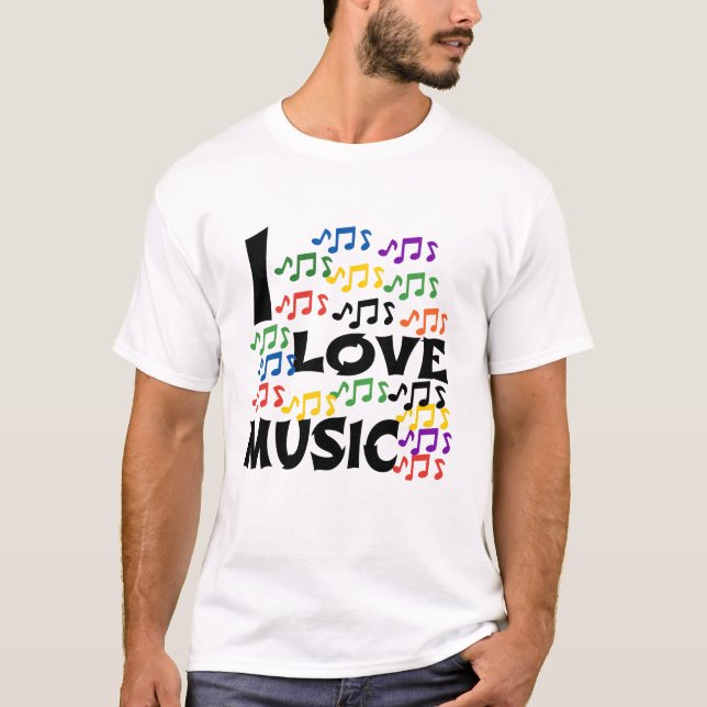 I KÄRLEK MUSIC T SHIRT (Framsida)