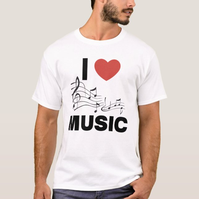 I KÄRLEK MUSIC T SHIRT (Framsida)