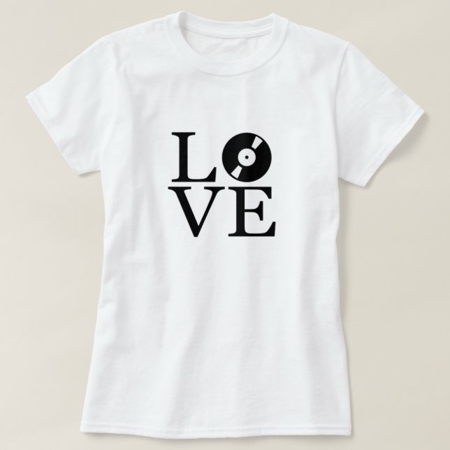 I Kärlek Music T-Shirt (Design framsida)