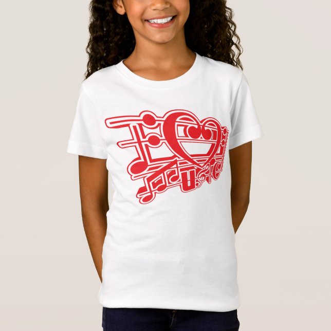 I KÄRLEK MUSIC T SHIRT (Framsida)