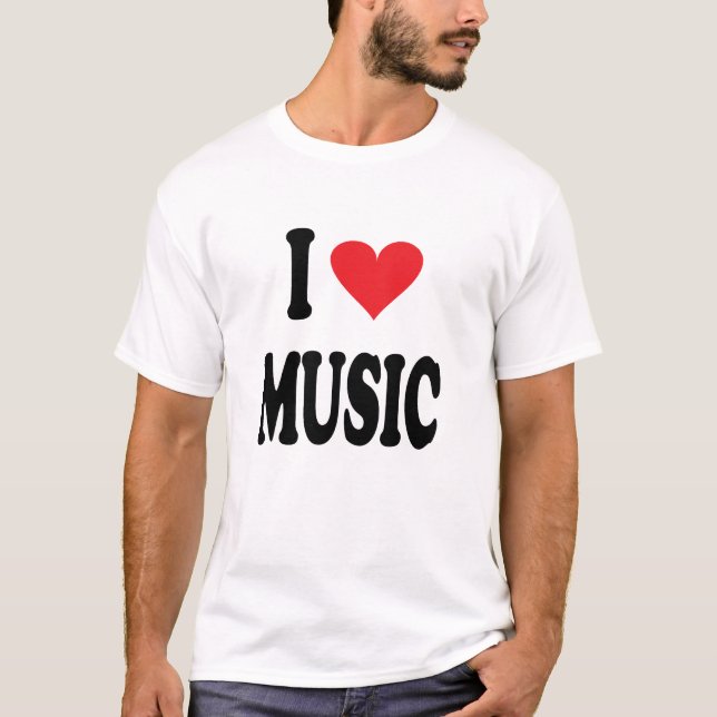 I KÄRLEK MUSIC TEE (Framsida)