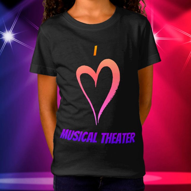 I Kärlek Musical Theater - Kids T Shirt (Skapare uppladdad)