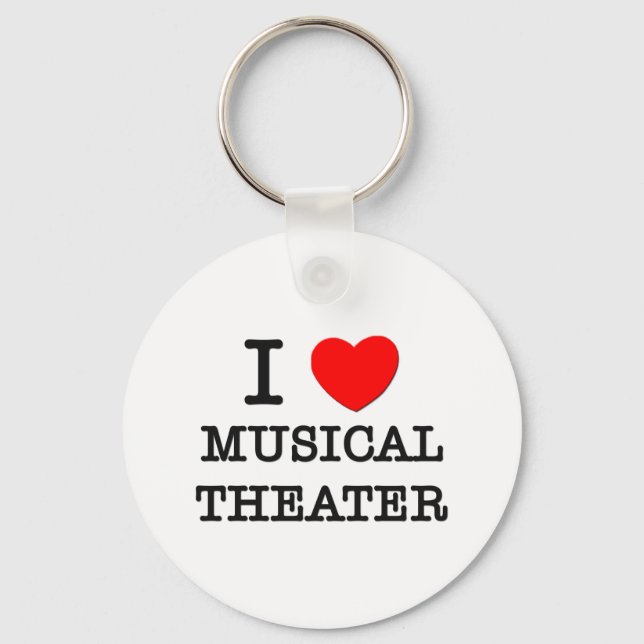 I Kärlek Musical Theater Nyckelring (Framsida)