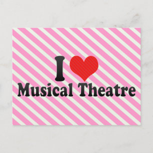 I Kärlek Musical Theater Vykort