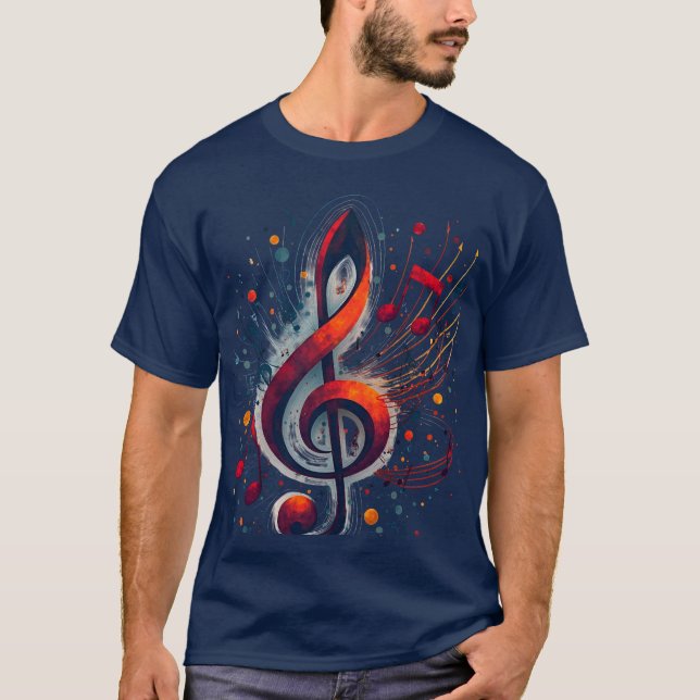 I kärlek musik2 t shirt (Framsida)