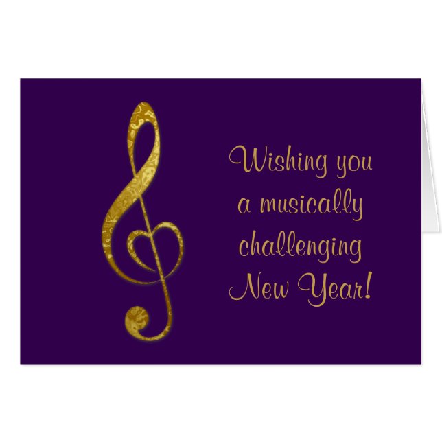 I kärlek-musik - kort (Framsidan Horizontal)