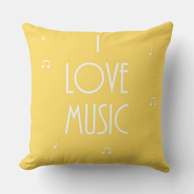 i kärlek musik kudde (Framsida)