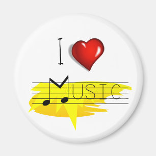 I Kärlek musik Magnet