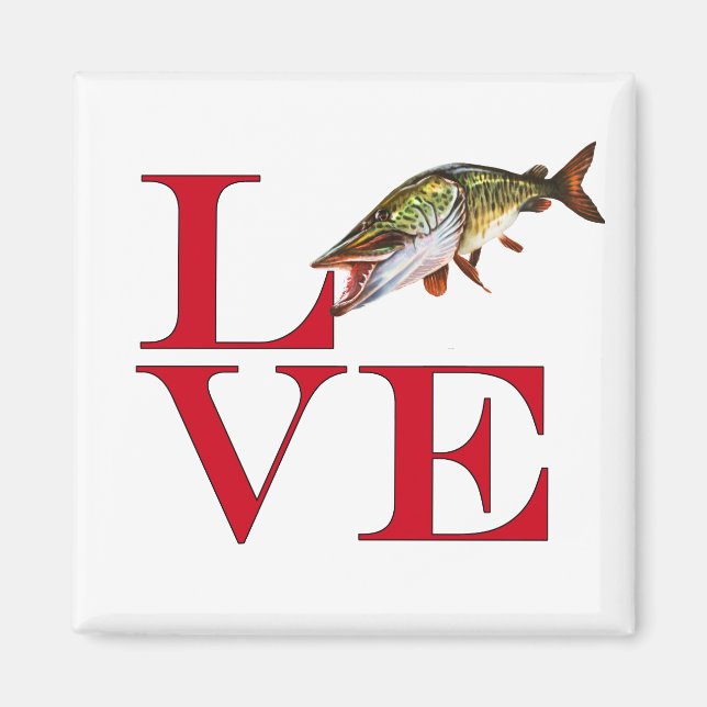 I Kärlek Muskie Magnet (Framsidan)