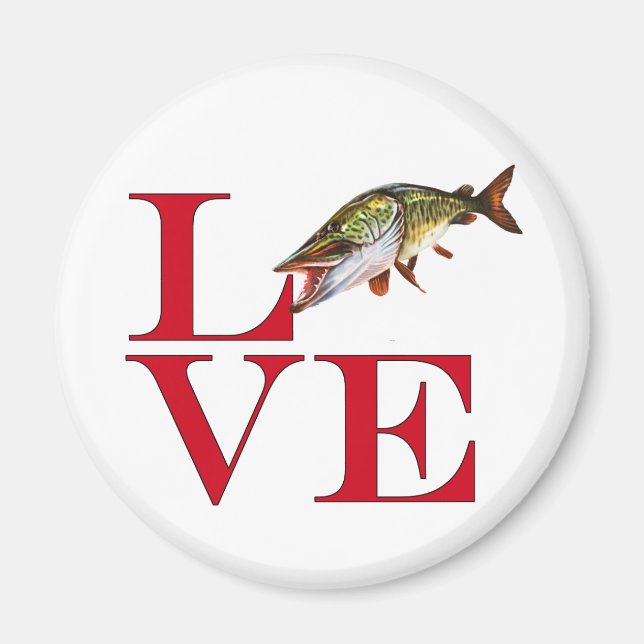 I Kärlek Muskie Magnet (Framsidan)