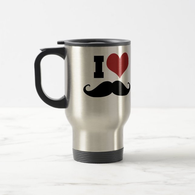 I Kärlek Mustache Resemugg (Vänster)
