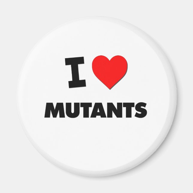 I Kärlek Mutants Magnet (Framsidan)