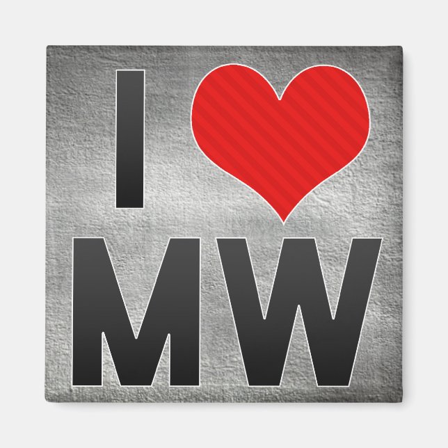 I KÄRLEK MW MAGNET (Framsidan)