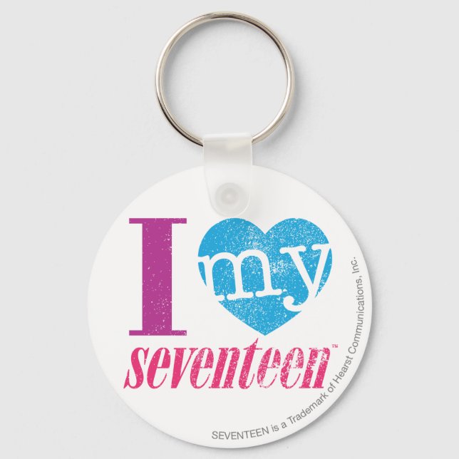 I Kärlek My 17 Aqua Nyckelring (Framsida)
