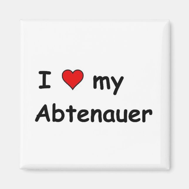 I Kärlek My Abtenauer Magnet (Framsidan)