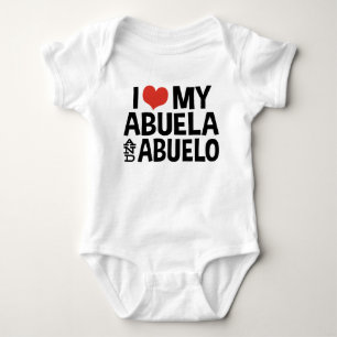 I Kärlek My Abuela och Abuelo Tee