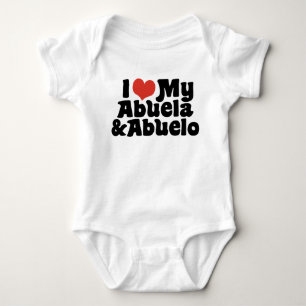 I Kärlek My Abuela och Abuelo Tee Shirt