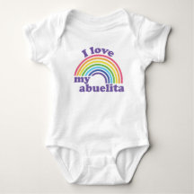I Kärlek My Abuelita - Cute Rainbow
