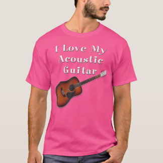 I Kärlek My Acoustic Guitar Shirt T Shirt