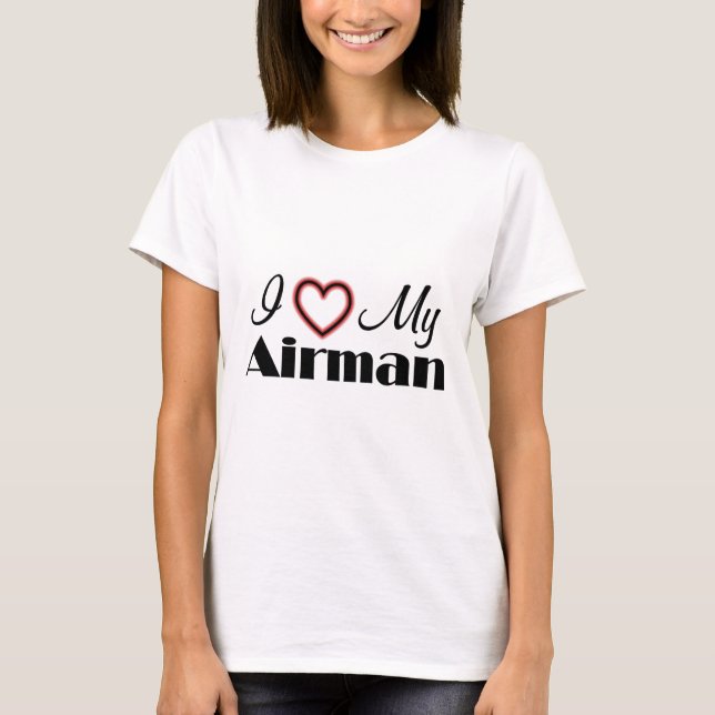 I Kärlek My Airman Tee (Framsida)