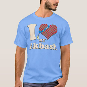 I Kärlek My Akbash Heart Hundägare T Shirt