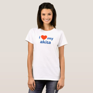 I Kärlek My Akita T Shirt