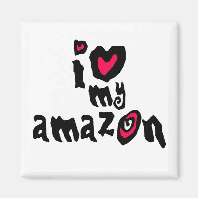 I Kärlek My Amazon Magnet (Framsidan)