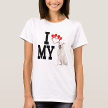 I Kärlek My American Stviddshire Terrier T-Shirt