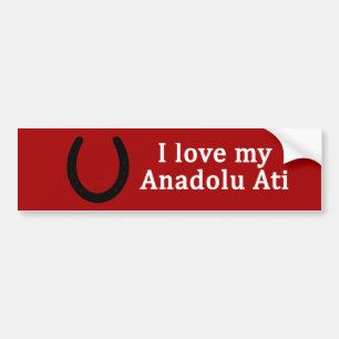 I Kärlek My Anadolu Ati Horse Bildekal