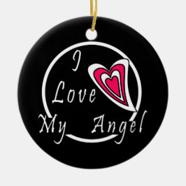 I kärlek my Angel Julgransprydnad Keramik
