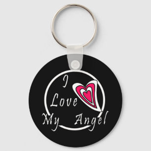 I kärlek my Angel Nyckelring