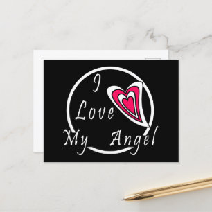 I kärlek my Angel Vykort