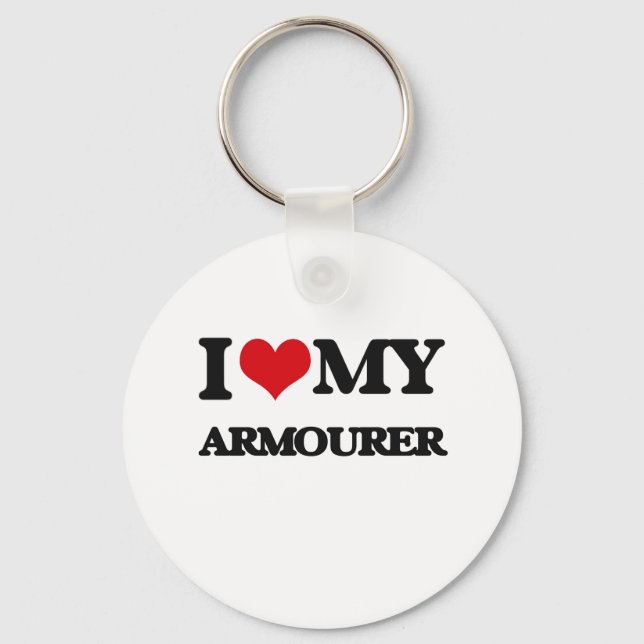 I kärlek my Armorer Nyckelring (Framsida)