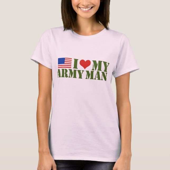 I KÄRLEK MY ARMY MAN T-SHIRT (Framsida)