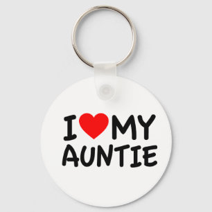 I kärlek my Auntie Nyckelring