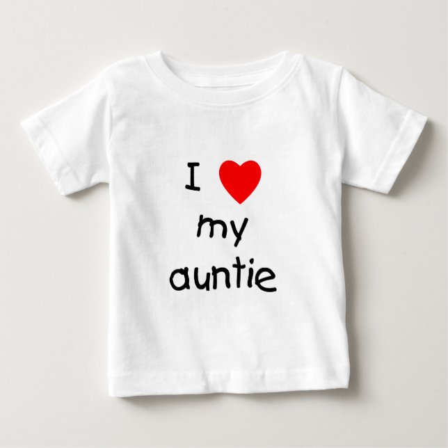 I Kärlek My Auntie Tee Shirt (Framsida)