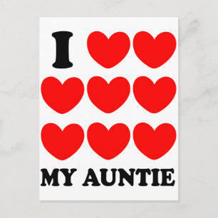 I Kärlek My Auntie Vykort