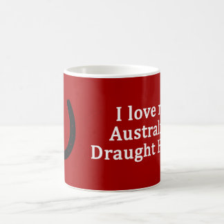 I Kärlek My Australian Draft Horse Kaffemugg