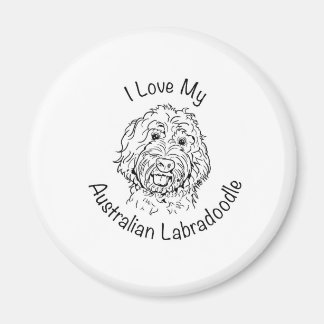 I Kärlek My Australian Labradoodle Magnet
