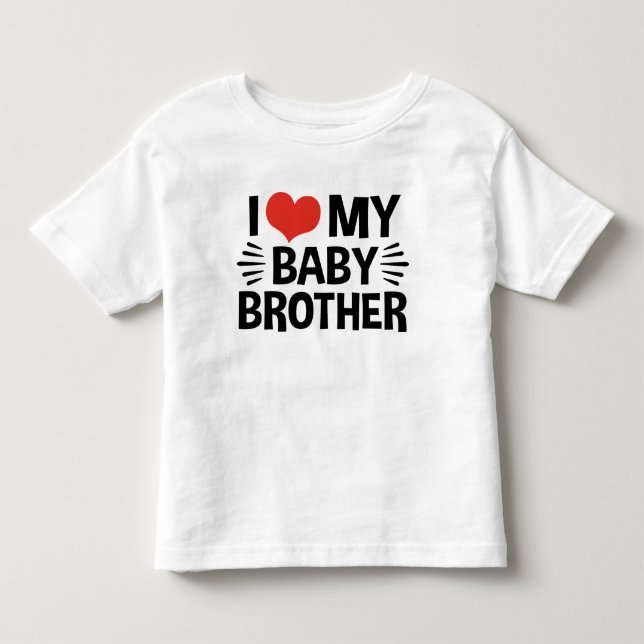 I Kärlek My Baby Brother Tröja (Framsida)
