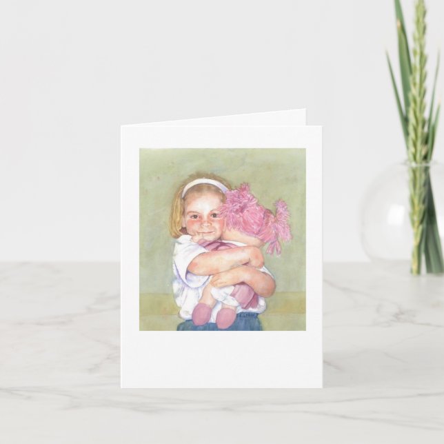 I Kärlek My Baby Notecard Kort (Framsida)