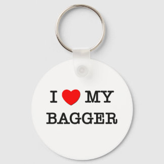 I Kärlek My BAGGER Nyckelring