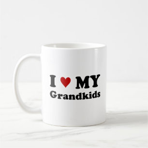 I Kärlek My Barnbarn Kaffemugg