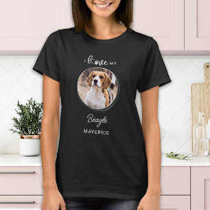 I Kärlek My Beagle Anpassningsbar Cute Pet Hund Ph T Shirt