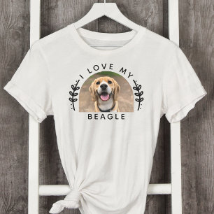I Kärlek My Beagle Hund Photo T Shirt