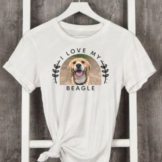 I Kärlek My Beagle Hund Photo T Shirt