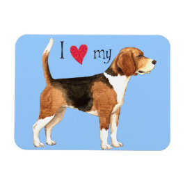 I Kärlek my Beagle Magnet