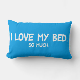 I Kärlek My Bed - Lustig Novelty Lumbarkudde