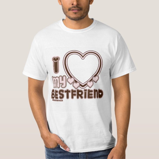 I KÄRLEK MY BESTFRIEND T SHIRT (Framsida)