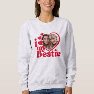 I Kärlek My Bestie Photo Anpassningsbar T Shirt